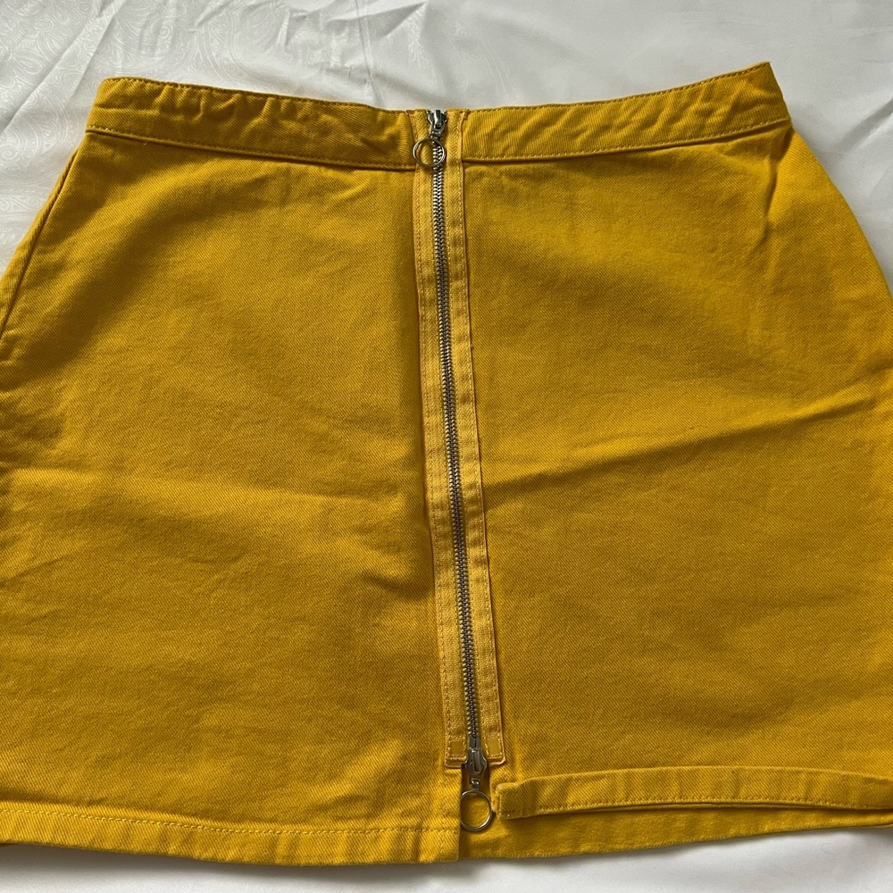 bdg skirt yellow